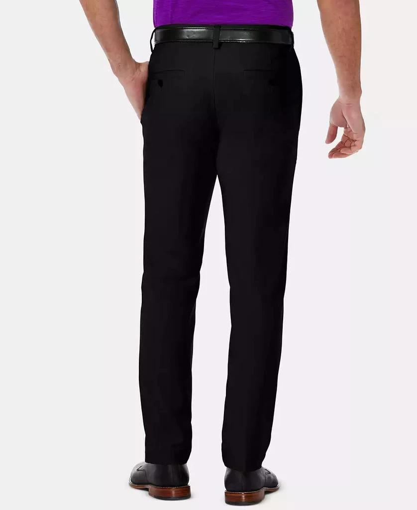 Haggar Men's Cool 18 Pro Slim-Fit 4-Way Stretch Moisture-Wicking Non-Iron Dress Pants 2