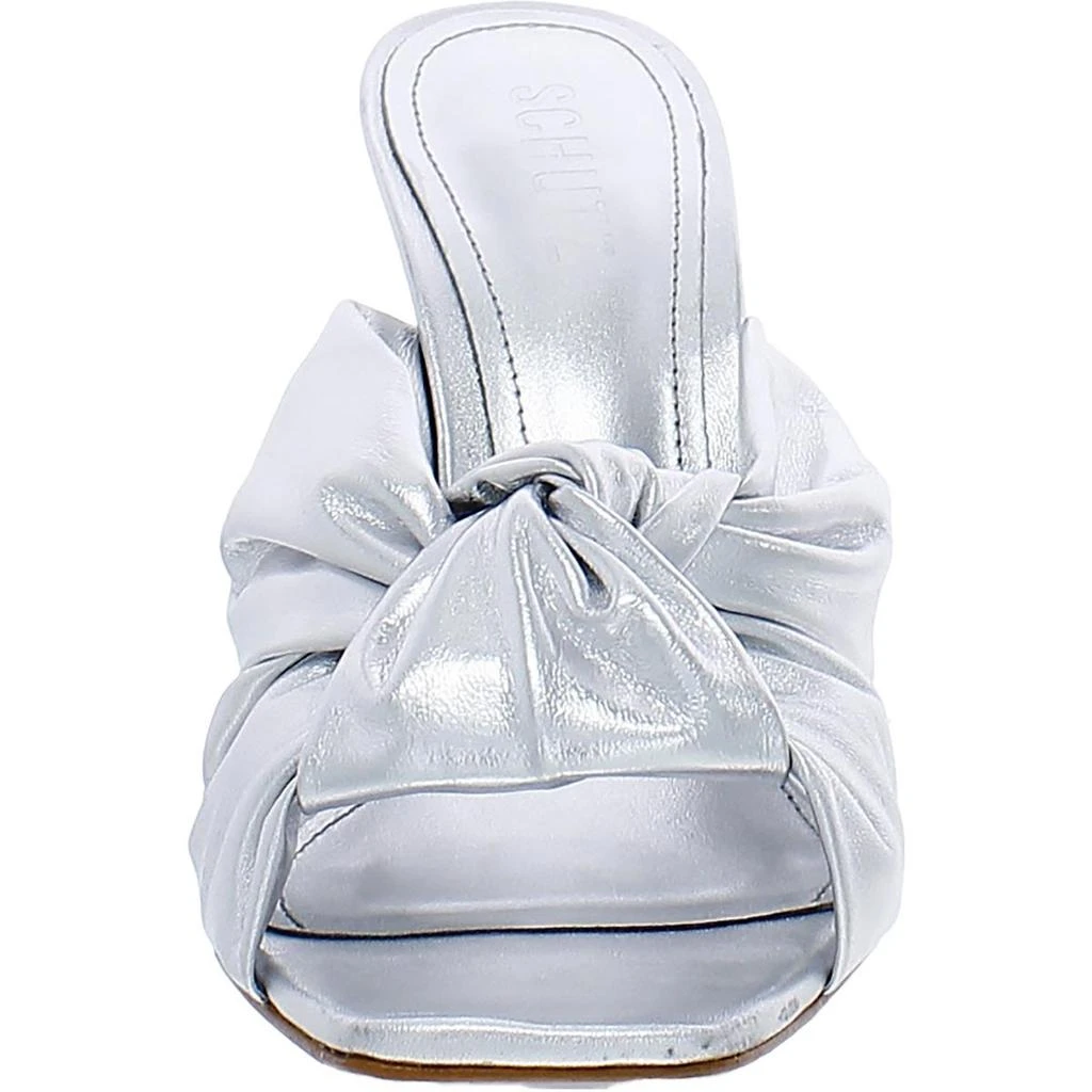 Schutz Mindy Womens Leather Slip-On Heels 3