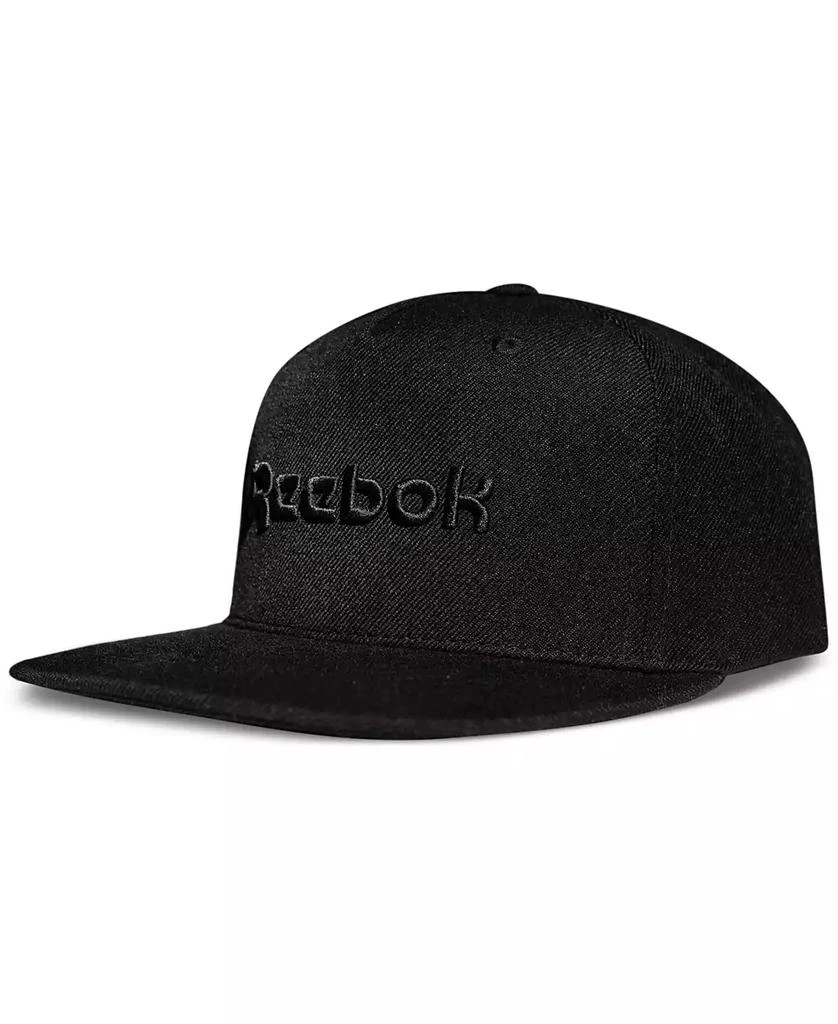 Reebok Men's Logo Embroidered Flat-Brim Snapback Hat 3