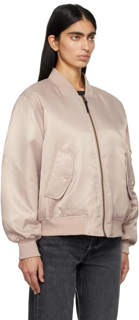 ANINE BING Beige Leon Bomber Jacket 2