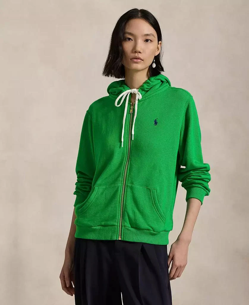 Ralph Lauren Women's Cotton Fleece Full-Zip Hoodie Sweatshirt 1