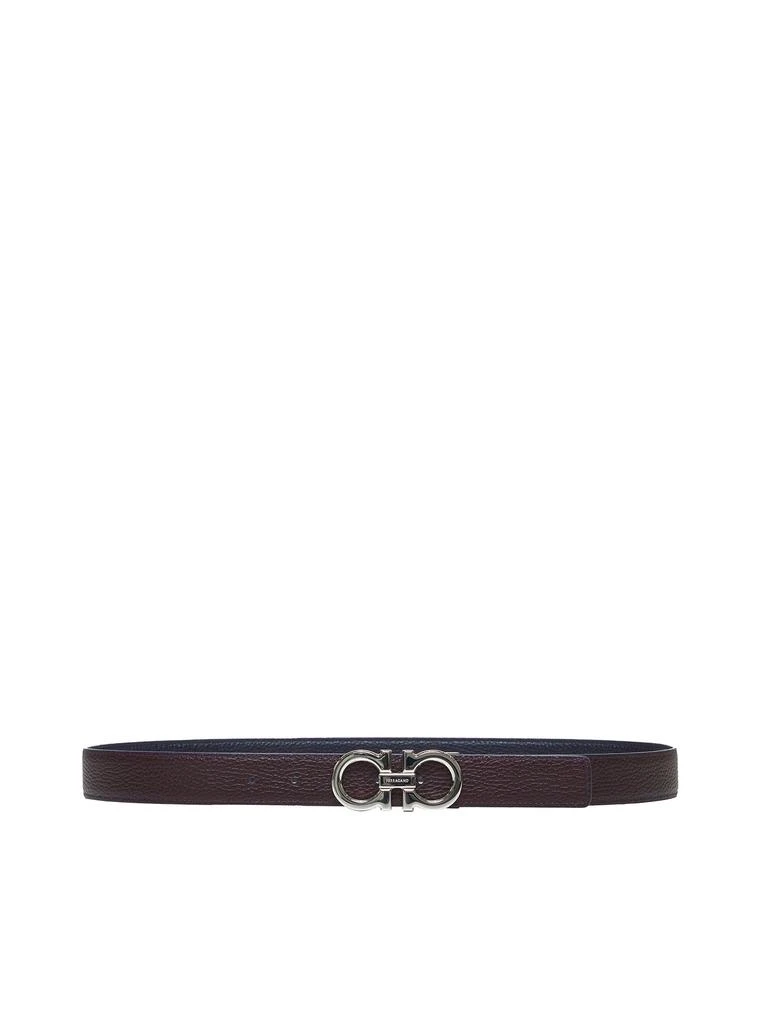 Salvatore Ferragamo FERRAGAMO | Blue Gancini reversible belt | Man | 105 3