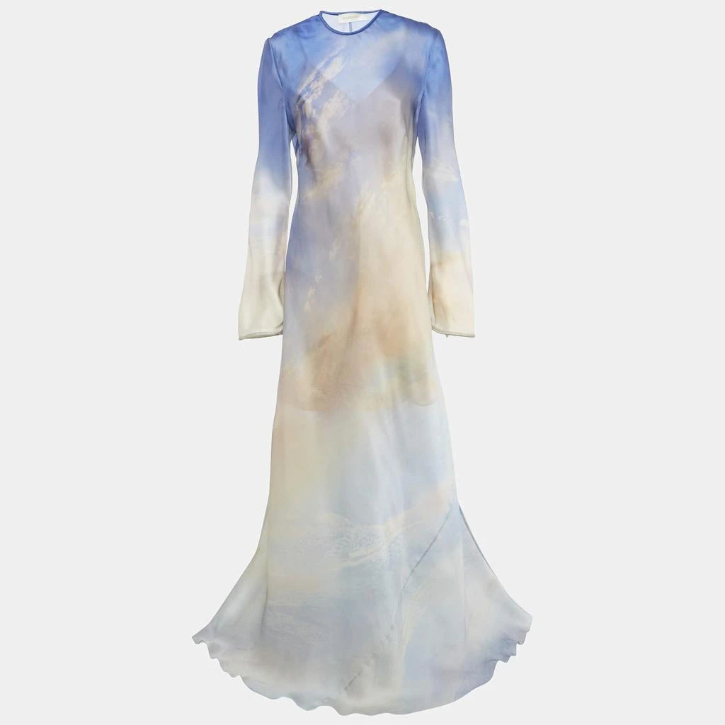 blue elegant dresses for women Serene Hill Blue Mermaid Luxury Pearls Beaded Arabic Elegant Evening bluenude / 2 main image 0