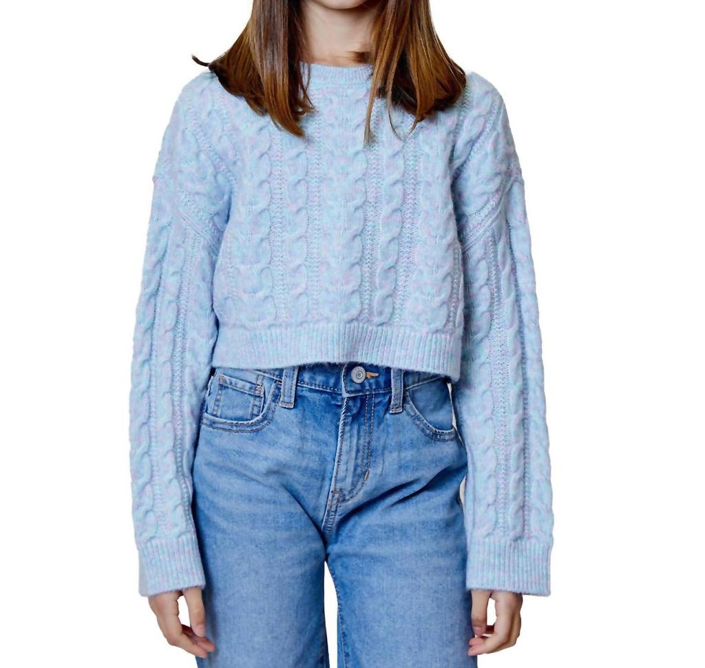 Design History Design History - Girls Long Sleeve Sweater