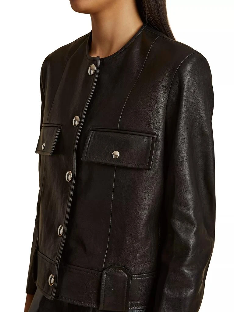 Khaite Laybin Leather Jacket 5