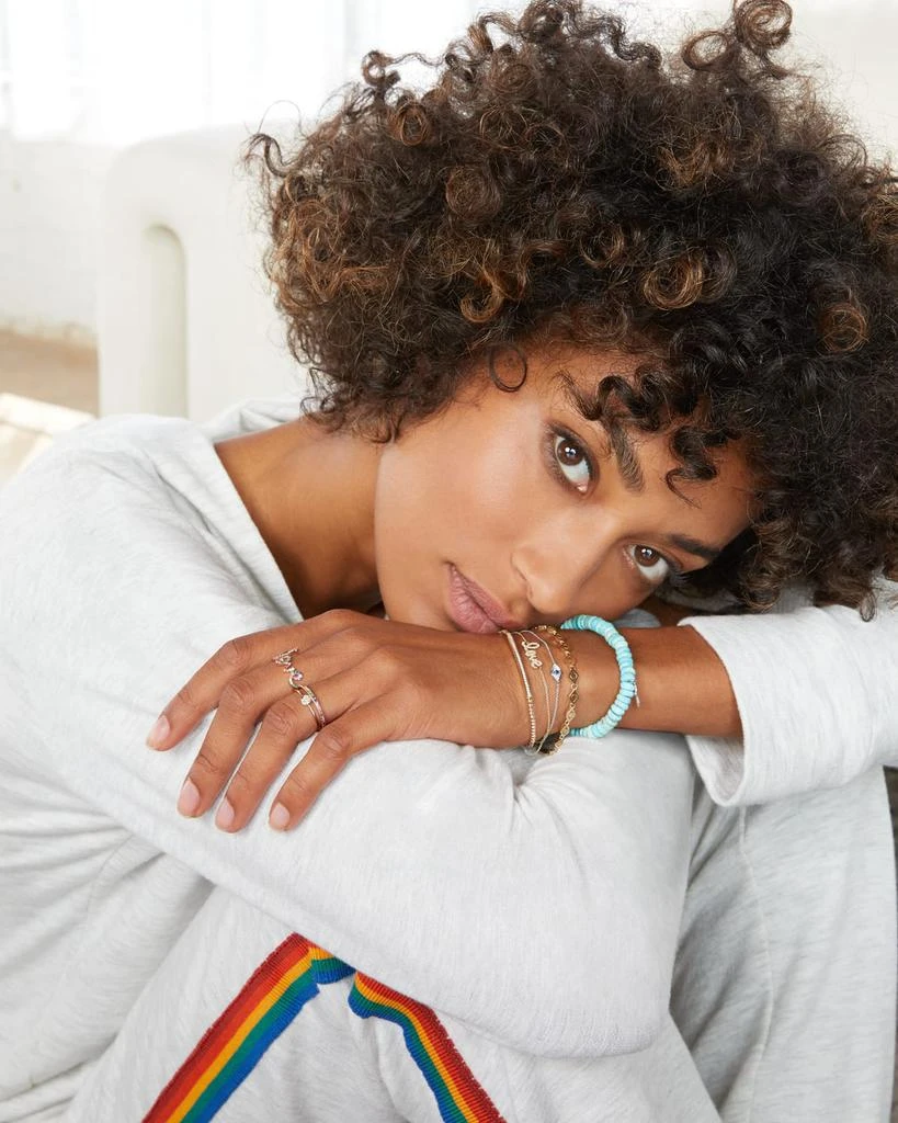 Sydney Evan Mini Diamond Evil Eye Bracelet 5