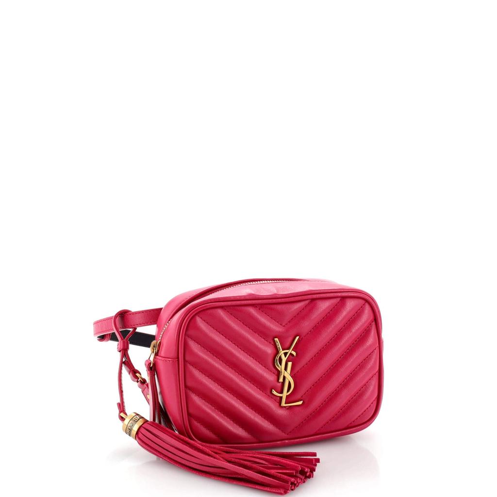 Yves Saint Laurent Lou Belt Bag Matelasse Chevron Leather