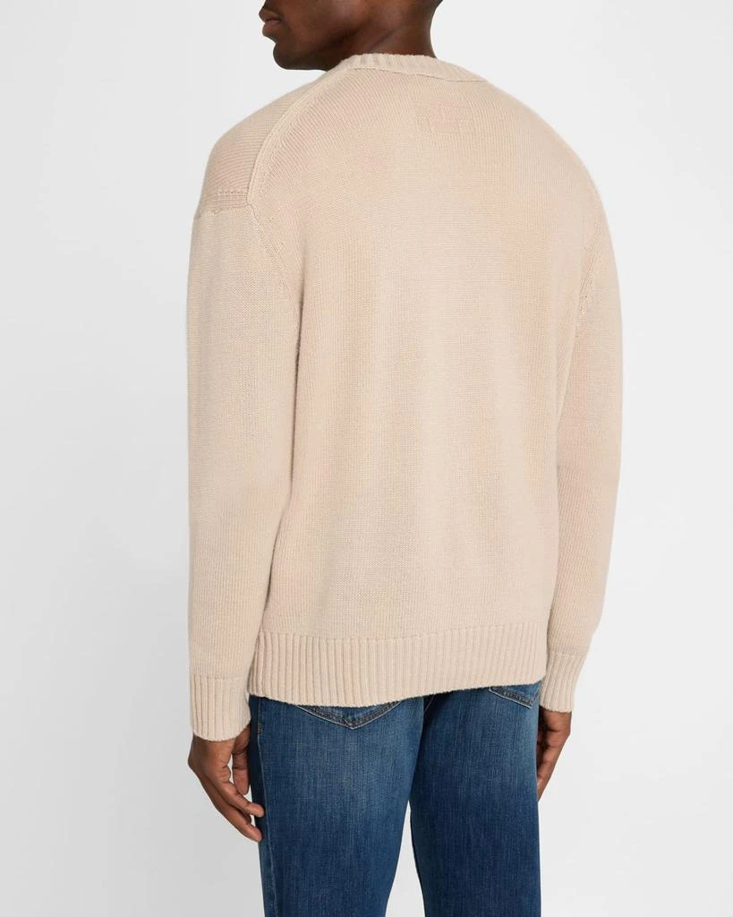 FRAME Men's Wool-Cashmere Crew Sweater 3