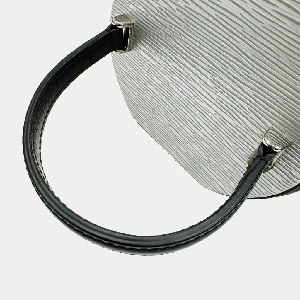 Louis Vuitton Louis Vuitton Silver/Black Leather Cannes Top Handle Bag 8