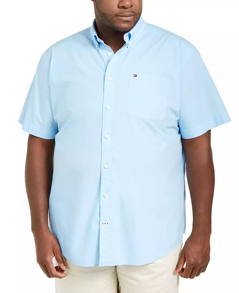 Tommy Hilfiger Men's  Big & Tall Maxwell Short-Sleeve Button-Down Shirt