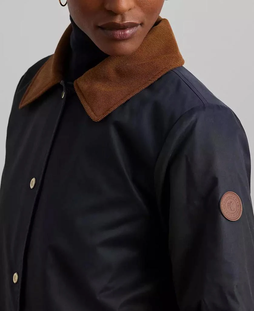 Ralph Lauren Women
s Cord-Collar Waxed Jacket 3