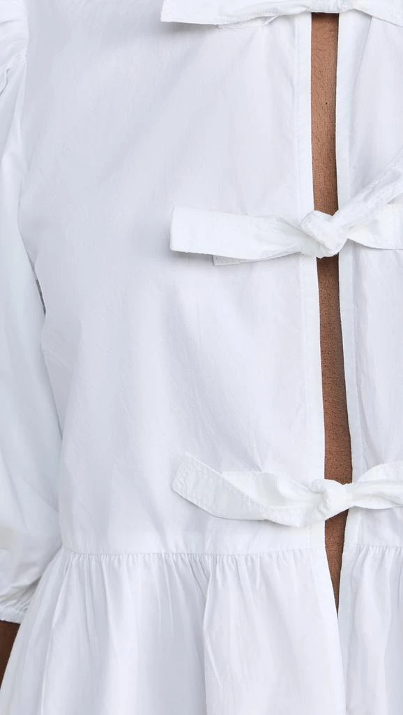 Ganni Cotton Poplin Peplum Blouse 5