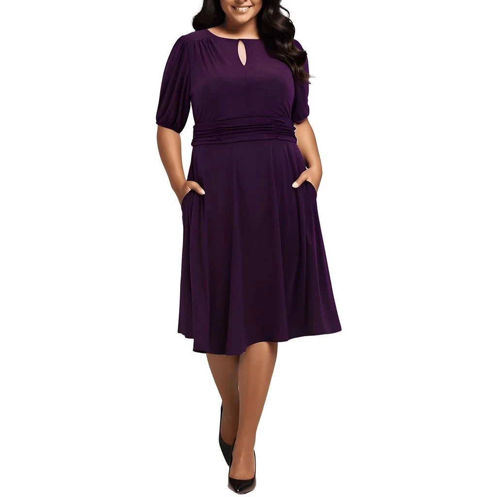 green emerald velvet dress Jessica Howard Women's Fit and Flare, Navy, 10 at Amazon Women's Clothing  store