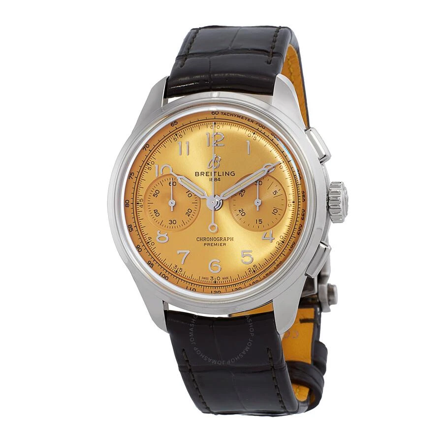 BREITLING Premier B09 Chronograph Champagne Dial Hand Wind Men's Watch AB0930F51H1P1 1