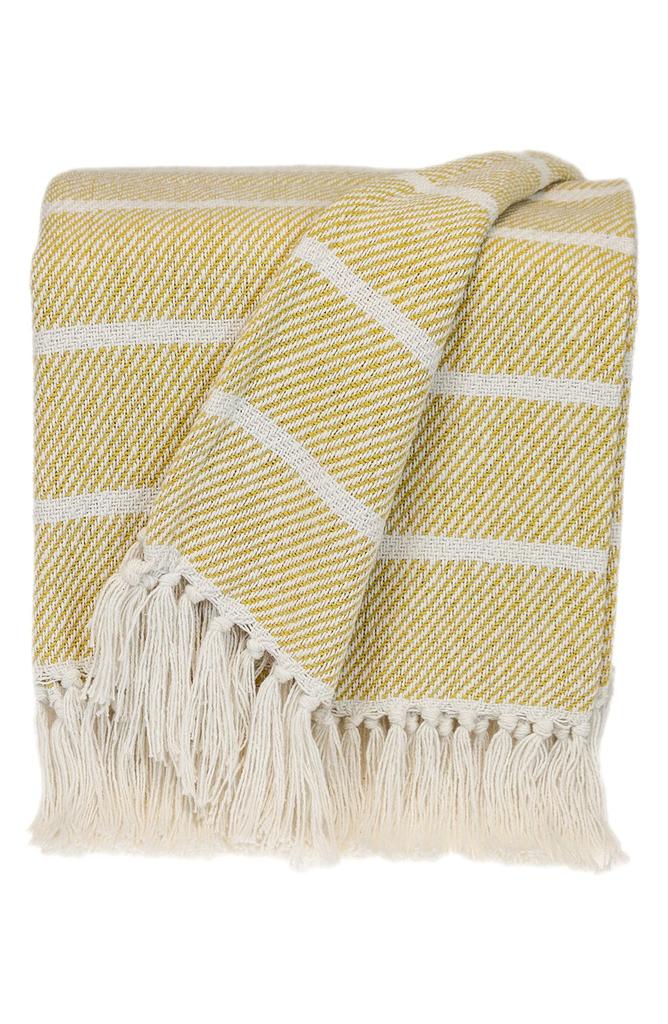 Parkland Mio Stripe Fringe Throw Blanket