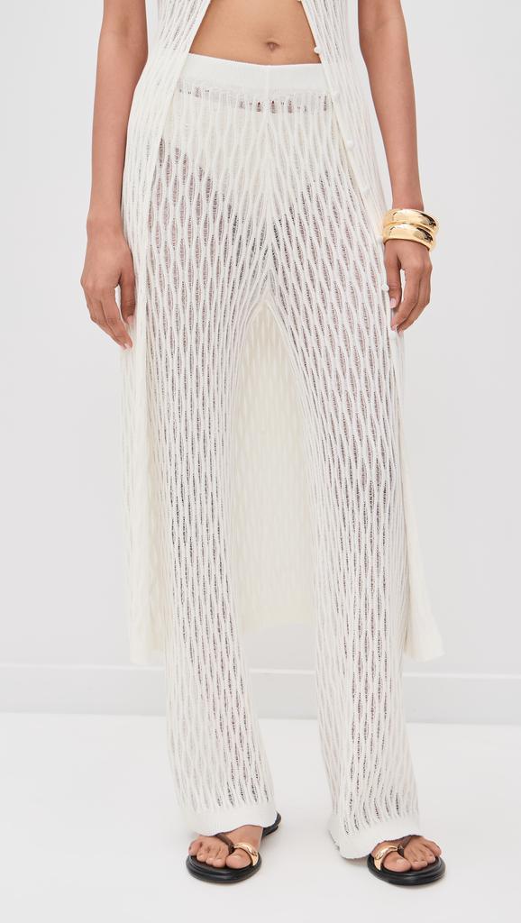 MINKPINK Kirra Pointelle Knit Pants