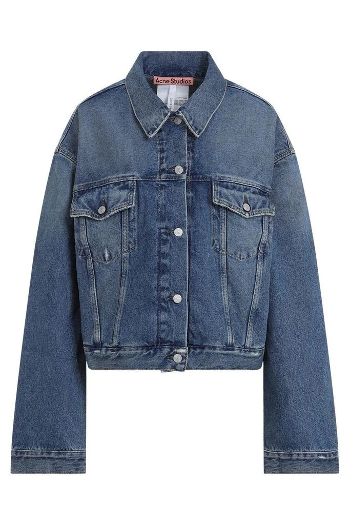 Acne Studios Acne Studios Collared Button-Up Denim Jacket 1