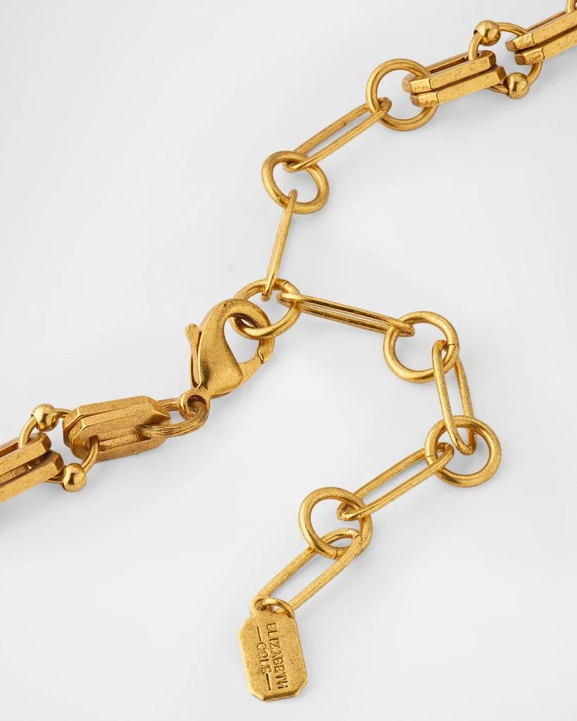 Elizabeth Cole Shavon Pendant Chain Necklace 4