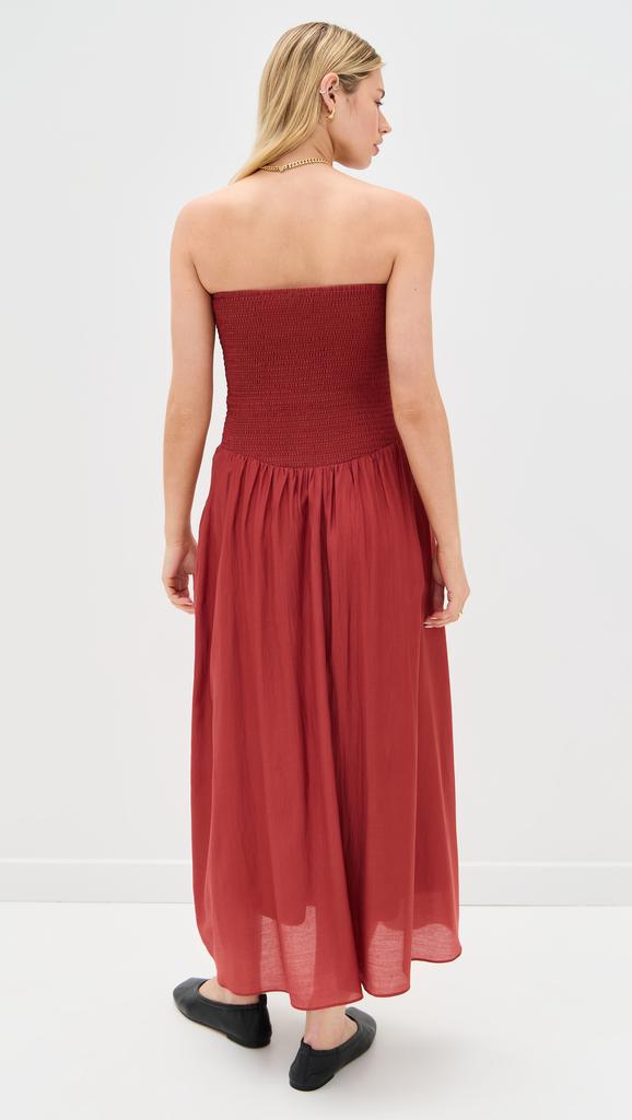 Pixie Market Smocked Strapless Dress
