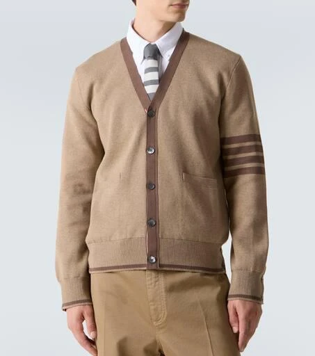Thom Browne 4-Bar cotton cardigan 3