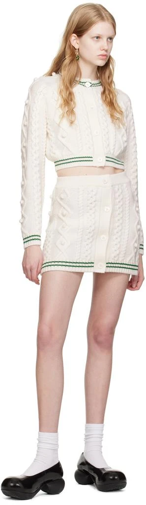 shrimps White Victoria Miniskirt 4