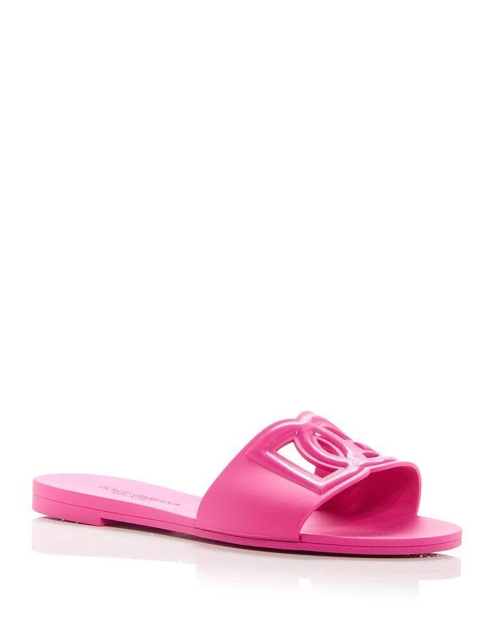 Dolce & Gabbana Women's Logo Pool Slide Sandals 1