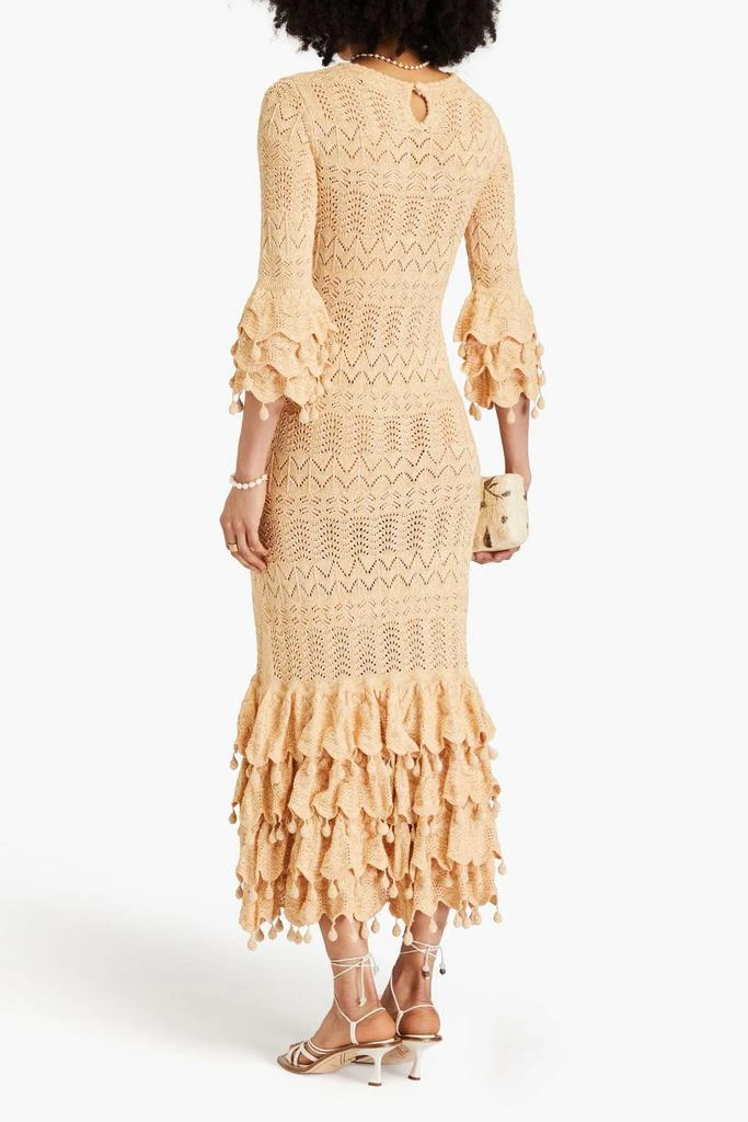 Shop Ruffled pointelle-knit cotton midi dress on Sale at BeyondStyle  Get  56% Off Ruffled pointelle-knit cotton midi dress with Limited-Time Flash  Deals, Exclusive Discounts, and Special Offers. Enjoy Unbeatable Savings on