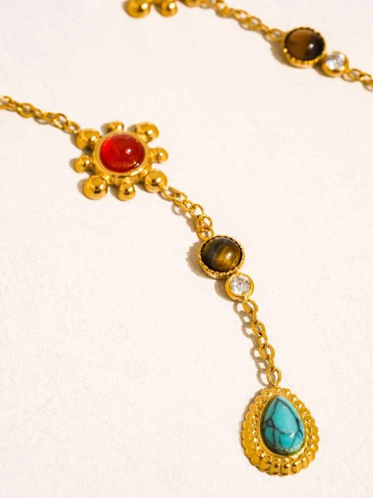 Flanerie by MAIQ Flanerie By Maiq - Women
s Bellevie Gemstone Drop Earrings 4