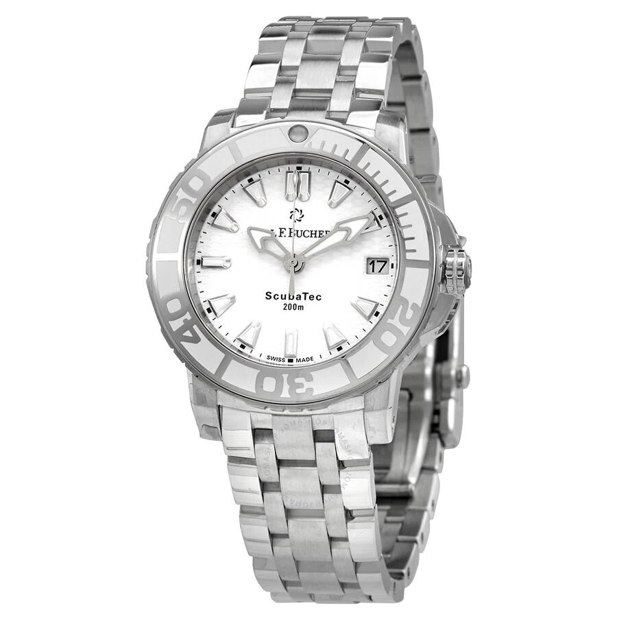 Carl F. Bucherer Patravi Scubatec Automatic White Dial Ladies Watch 00.10634.23.23.21 1