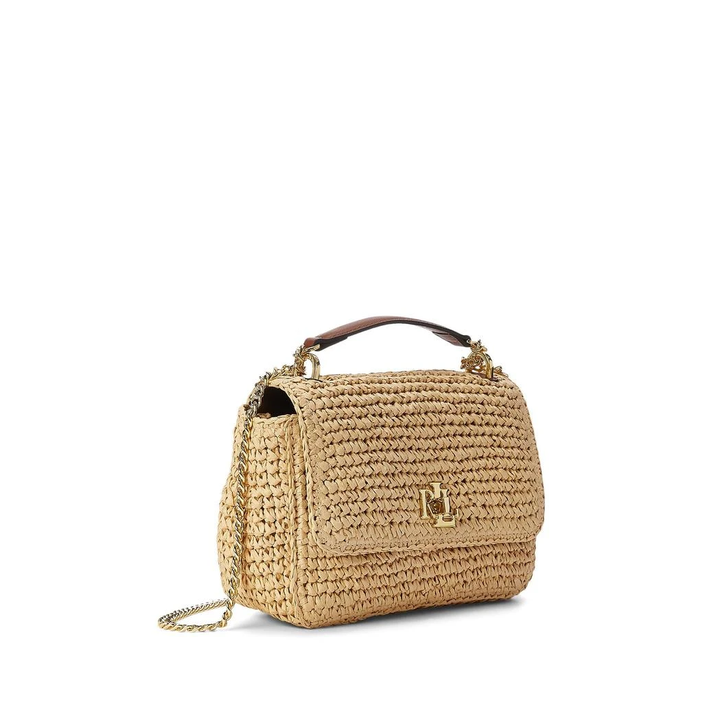 Ralph Lauren Woven Straw Medium Sophee Bag 1