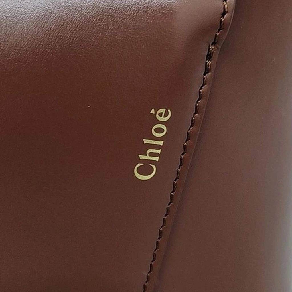 Chloé Chloe Brown Leather Mini Tulip Bucket Bag 4