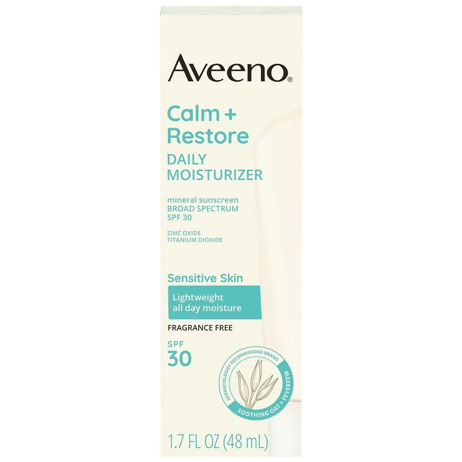 Aveeno Calm + Restore Daily Moisturizer Mineral Sunscreen 1