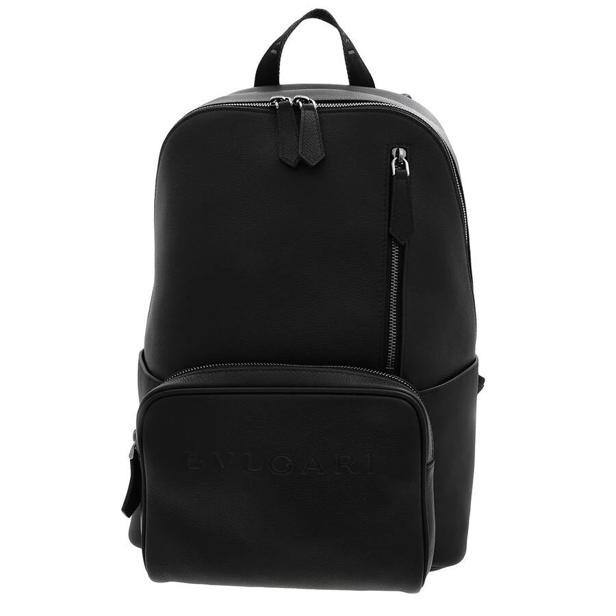 BVLGARI Calf Leather Man Backpack