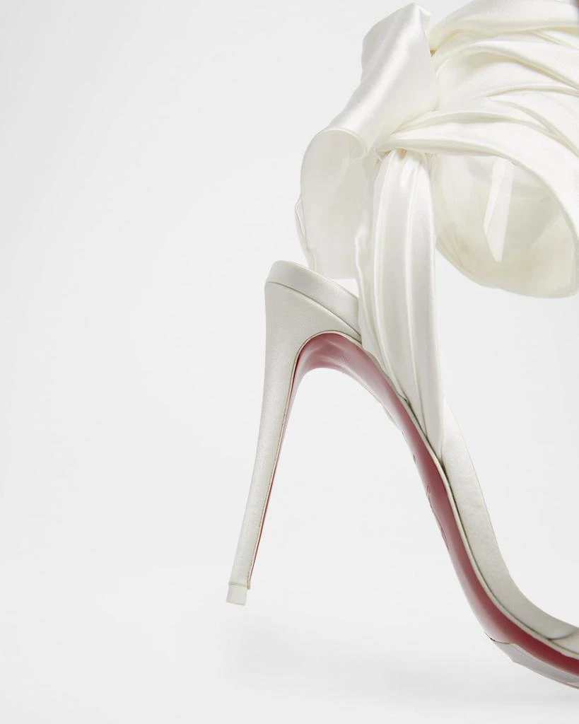 Christian Louboutin Red Sole Ribbon Ankle-Wrap Stiletto Sandals 5