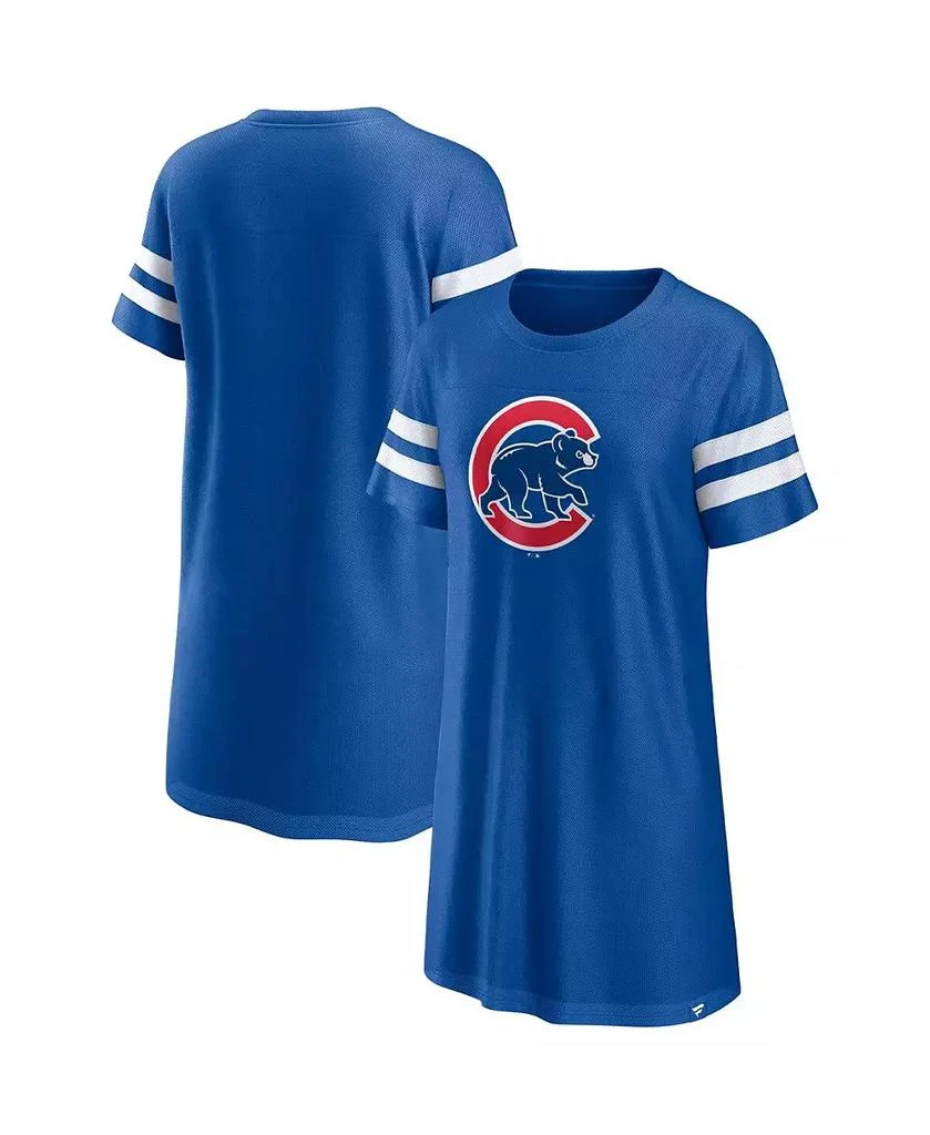 Fanatics Women's Royal Chicago Cubs Iconic Mesh Dress 1