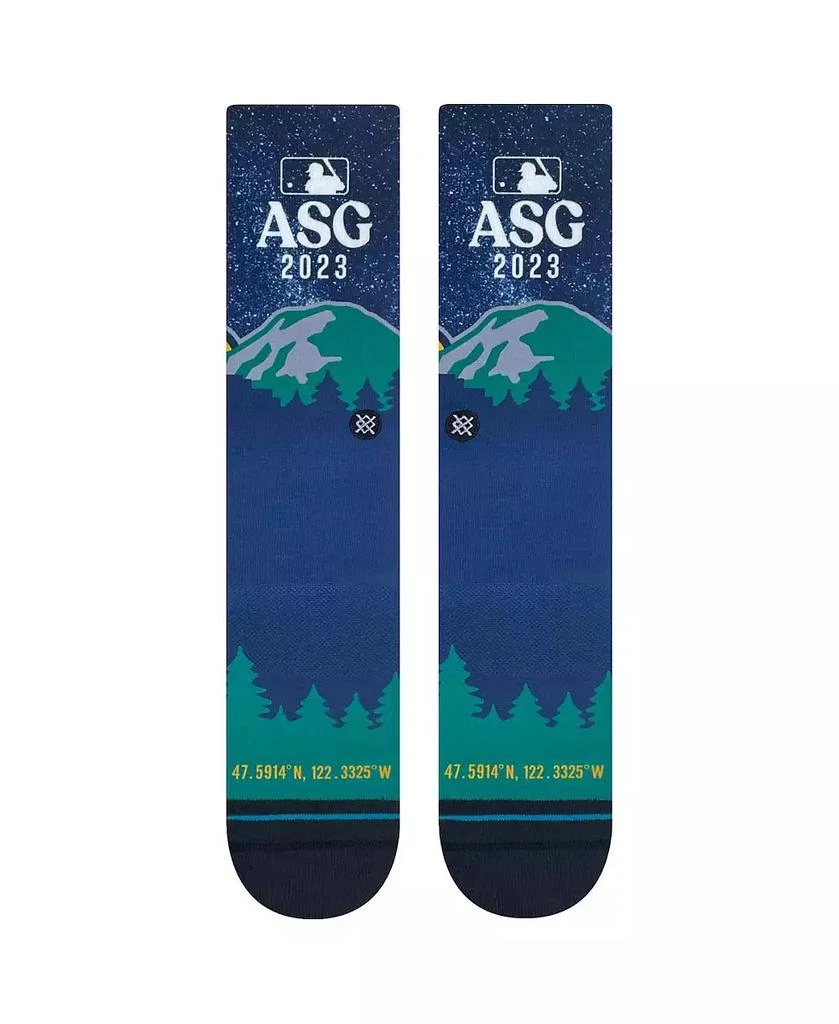 Stance Men
s Navy 2023 MLB All-Star Game Home Run Derby Galaxy Crew Socks 3