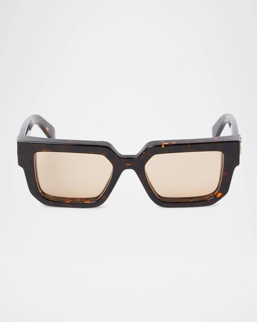 Off-White Men's Silverstone Acetate Square Sunglasses 1