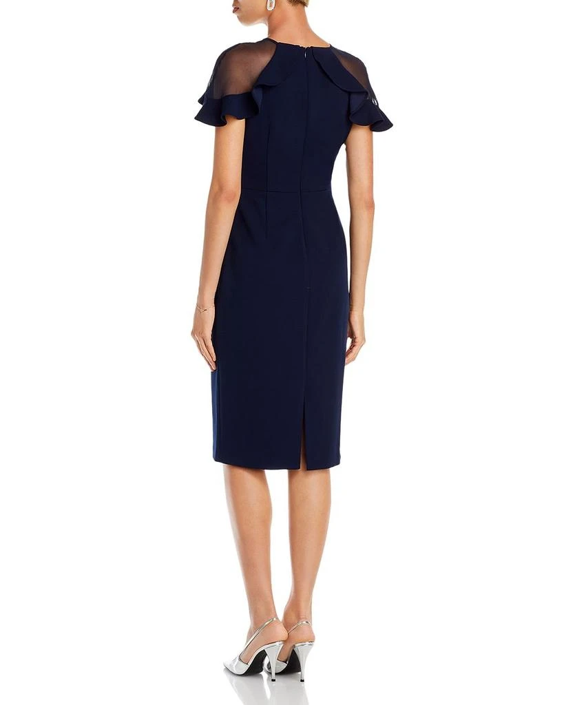 Eliza J Ruffle Sleeve Cocktail Dress 8