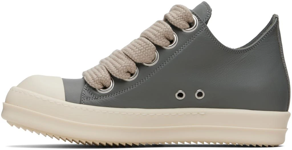 Rick Owens Gray Concordians Jumbolace Low Sneaks Sneakers 3