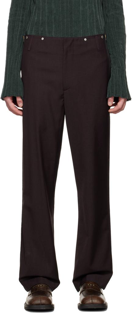 TheOpen Product SSENSE Exclusive Purple Side Taped Trousers
