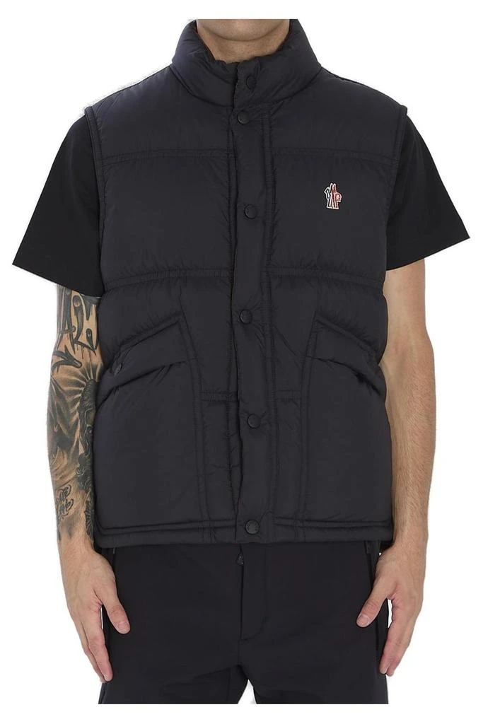 Moncler Moncler Grenoble Aul Logo Embroidered Ski Gilet 1