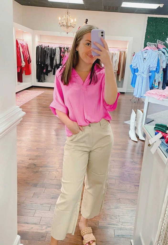 ee:some Ee:Some - Dixie Cropped Straight Leg Pants 3