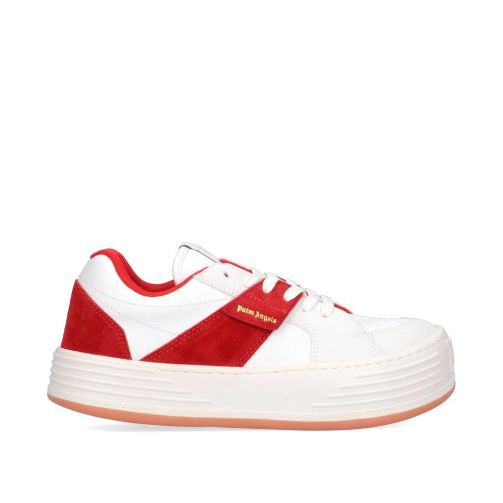 PALM ANGELS Palm Angels Leather Logo Sneakers 1