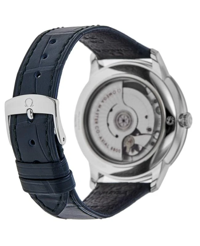 Omega Omega De Ville Prestige Co-Axial Master Chronometer 40mm Automatic Green Dial Leather Strap Men's Watch 434.13.40.20.10.001 4