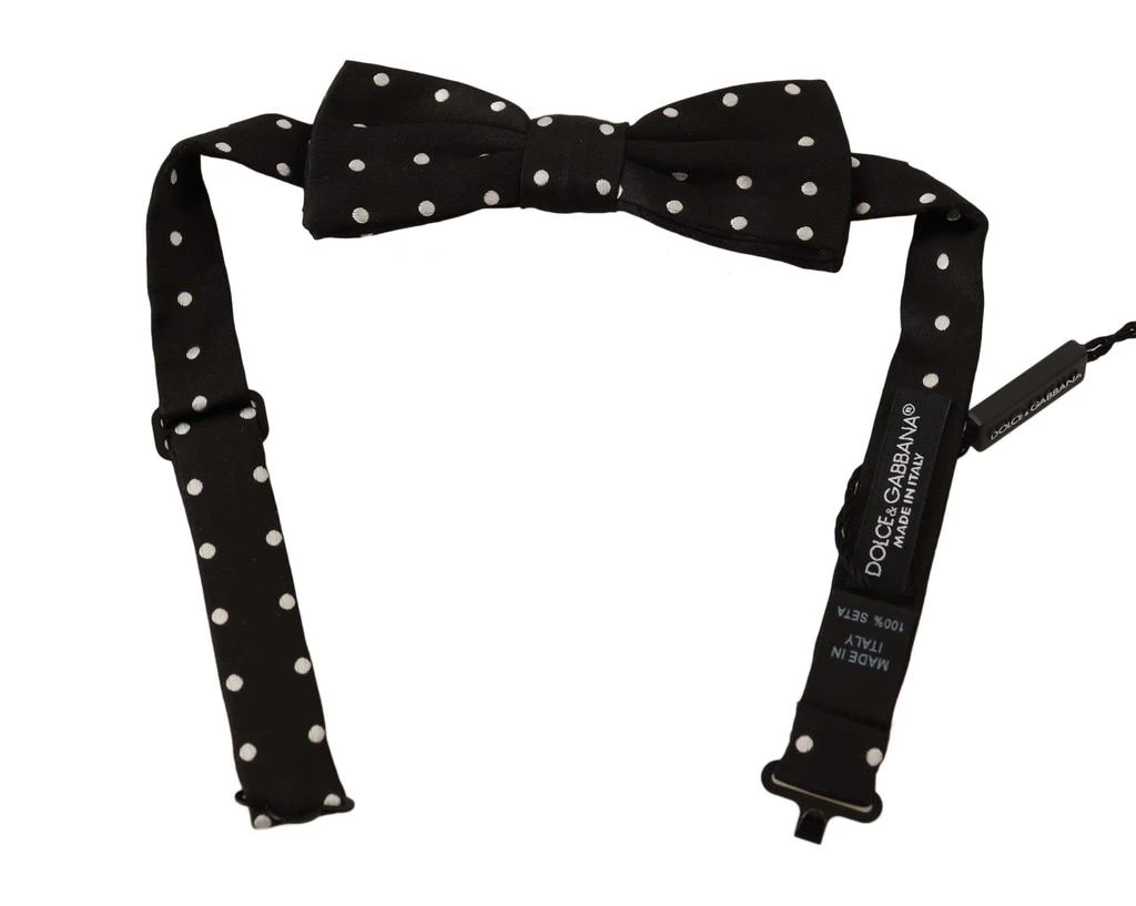 Dolce 
Gabbana Polka Dot Silk Adjustable Neck Papillon Bow Men
s Tie