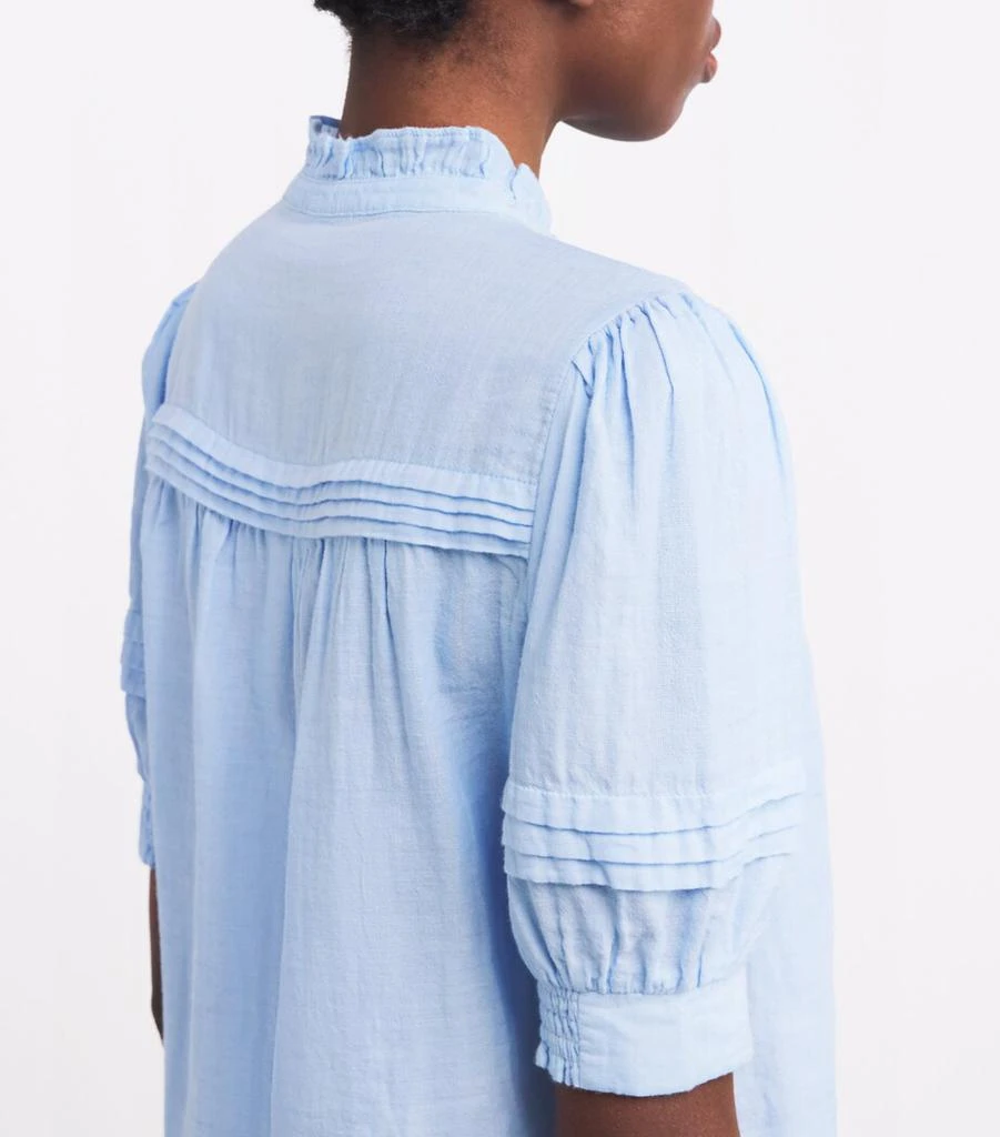 ME+EM Cotton Frill-Trim Blouse 6