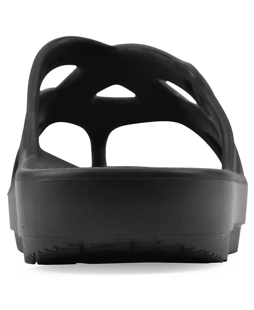White Mountain Women's Rip Round Toe Flat Sandals 3