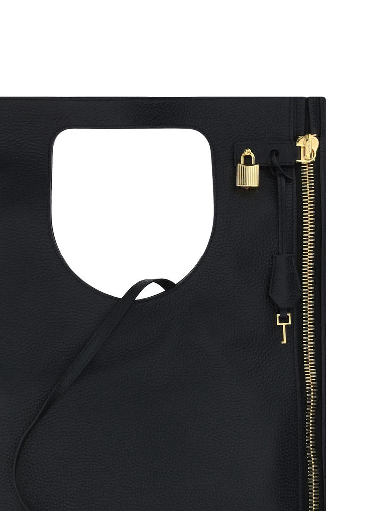 Tom Ford Tom Ford Folded Design Cut-Out Top Handle Bag 3