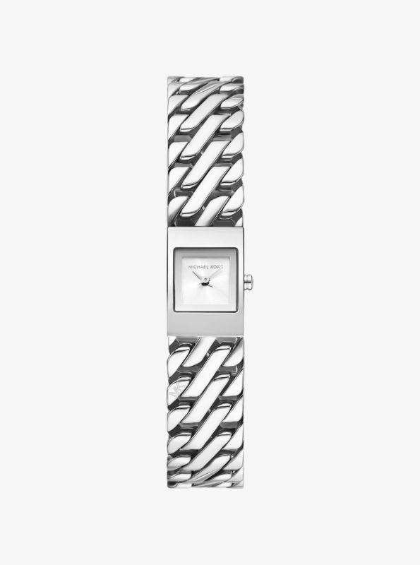 undefined Mini Darrington Silver-Tone Chain-Link Watch