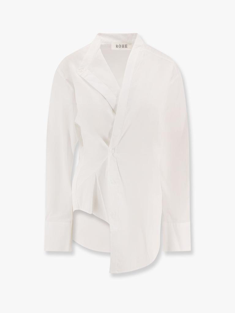 Rohe Cotton shirt with overlapping collar